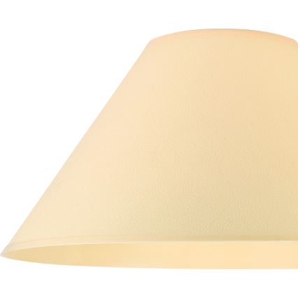 Rezerves abažūrs galda lampai E14 21x11 cm dzeltena