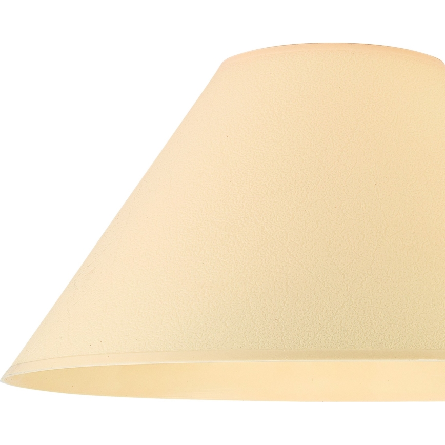 Rezerves abažūrs galda lampai E14 21x11 cm dzeltena