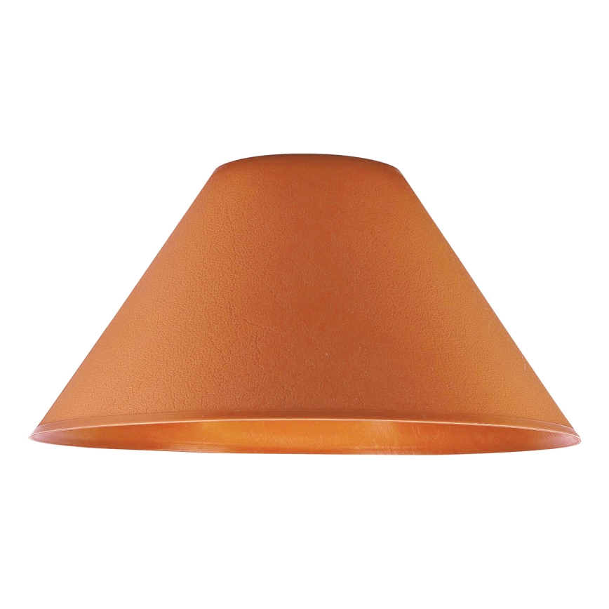 Rezerves abažūrs galda lampai E14 21x11 cm oranža