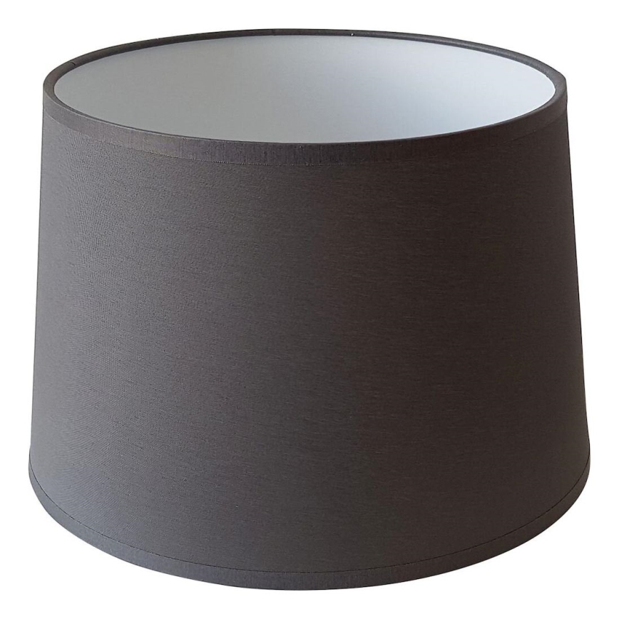 Rezerves abažūrs galda lampai E27 16x16 cm antracīta