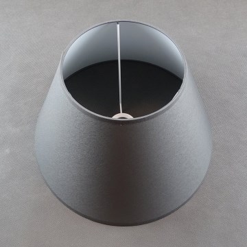 Rezerves abažūrs galda lampai E27 24x40 cm pelēks