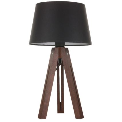 Rezerves abažūrs galda lampai LORENZO E27 20x26 cm melna