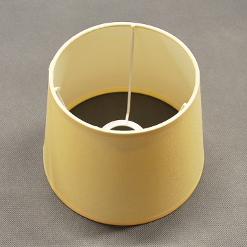 Rezerves abažūrs galda lampai QUEEN E27, diametrs 19,5 cm, dzeltenais