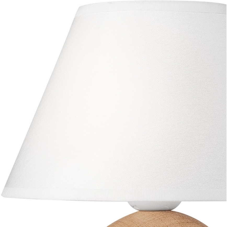 Rezerves stikls galda lampai JUTA E27 d. 19 cm balta