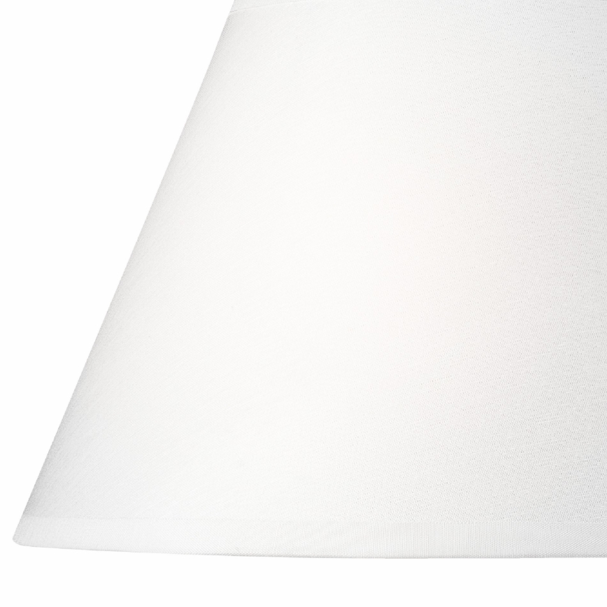 Rezerves stikls galda lampai JUTA E27 d. 19 cm balta