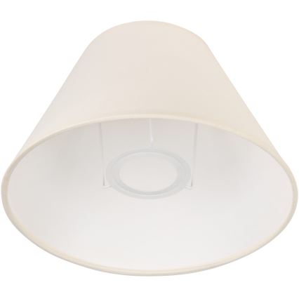 Rezerves abažūrs galda lampai JUTA E27, Ø 19 cm, krēmkrāsā