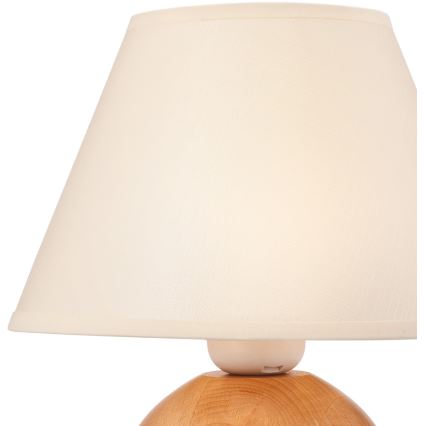 Rezerves abažūrs galda lampai JUTA E27, Ø 19 cm, krēmkrāsā