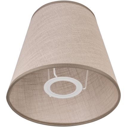 Rezerves abažūrs lustrai LORENZO E27 d. 16 cm bēša