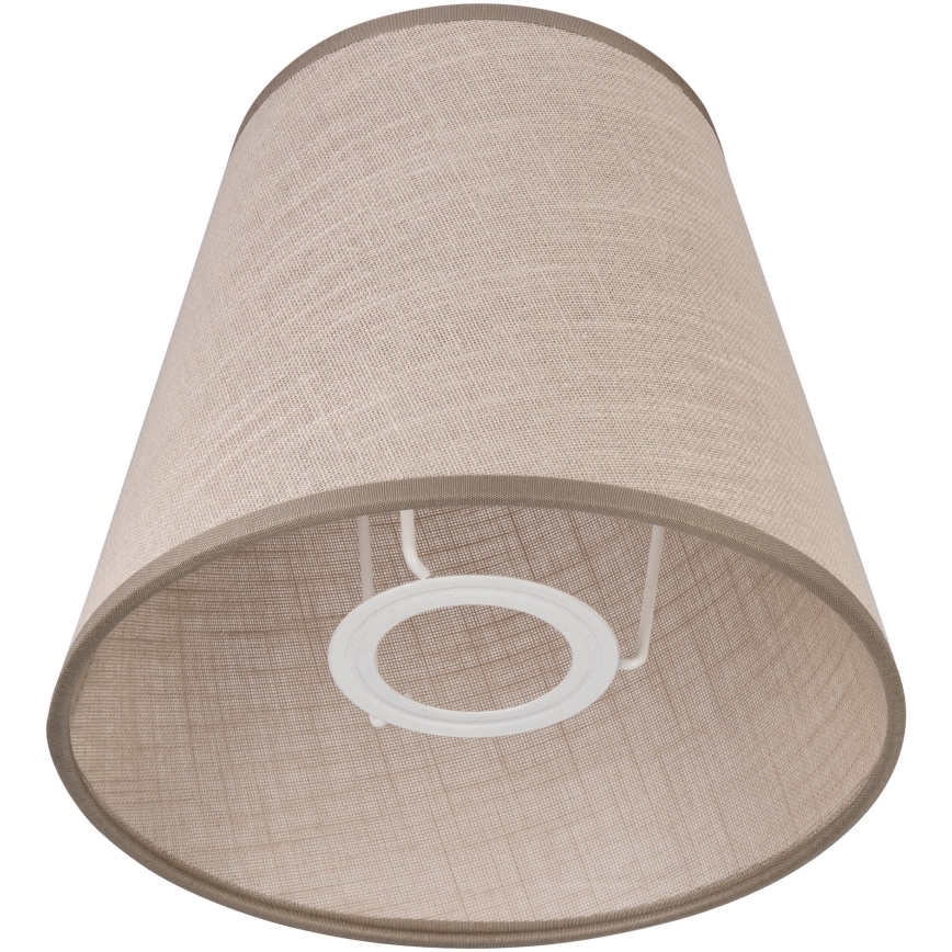 Rezerves abažūrs lustrai LORENZO E27 d. 16 cm bēša