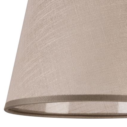 Rezerves abažūrs lustrai LORENZO E27 d. 16 cm bēša