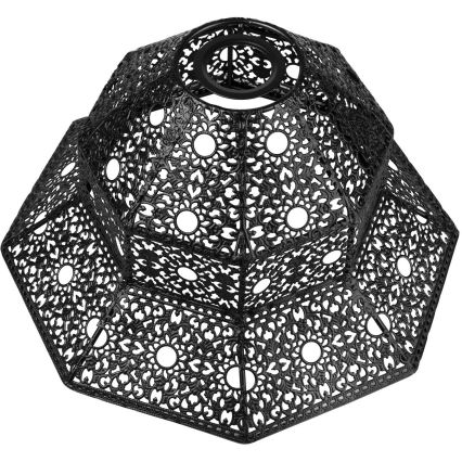 Rezerves abažūrs lustrai SAMIRA E27 d. 33 cm melna