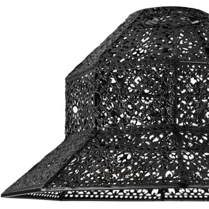 Rezerves abažūrs lustrai SAMIRA E27 d. 33 cm melna