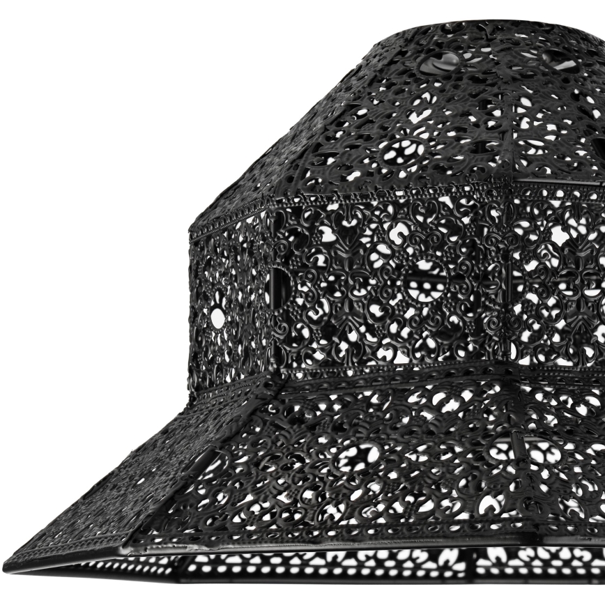Rezerves abažūrs lustrai SAMIRA E27 d. 33 cm melna