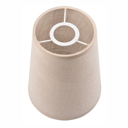Rezerves abažūrs lustrai un sienas lampai ANTONIO E14 150x120 mm bēša