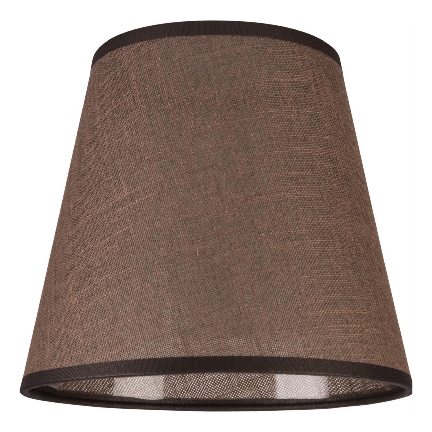 Rezerves abažūrs sienas lampai LORENZO E27 d. 16 cm brūna