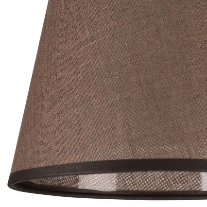 Rezerves abažūrs sienas lampai LORENZO E27 d. 16 cm brūna