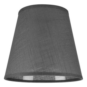 Rezerves abažūrs sienas lampai LORENZO E27 d. 16 cm pelēka