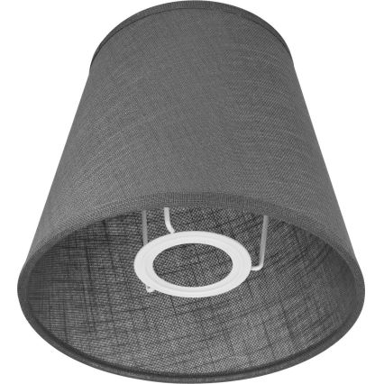 Rezerves abažūrs sienas lampai LORENZO E27 d. 16 cm pelēka