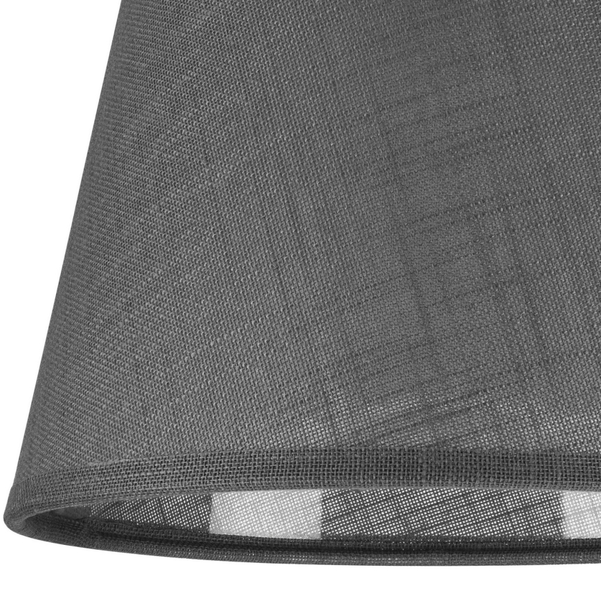 Rezerves abažūrs sienas lampai LORENZO E27 d. 16 cm pelēka