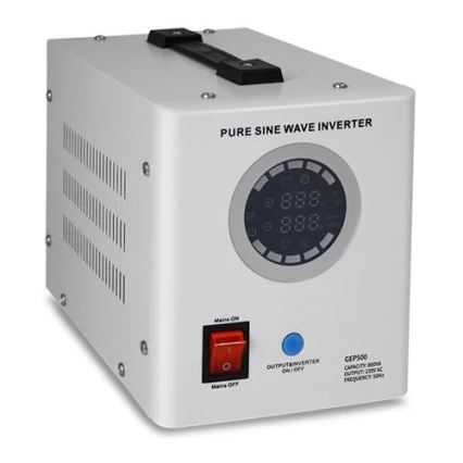Rezerves barošanas avots 500W/800VA tīrais sinusoidālais vilnis