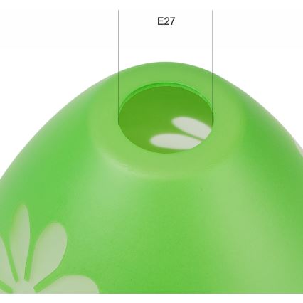 Rezerves stikls lampai GARDEN E27 d. 23 cm zaļa