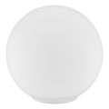 Rezerves stikls lustrai ar E14, diametrs 15 cm, balts