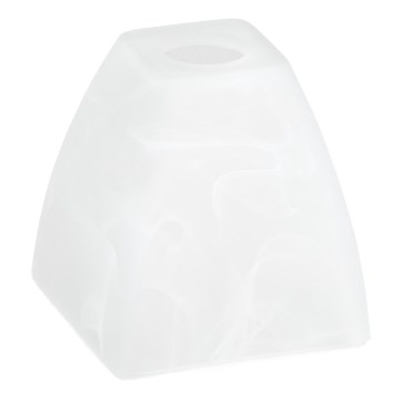 Rezerves stikls lustrai E14 10x13 cm balta