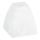 Rezerves stikls lustrai E14 10x13 cm balta