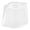 Rezerves stikls lustrai E14 9,5x12 cm balta