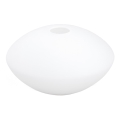 Rezerves stikls lustrai E14 d. 15 cm balta
