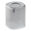 Rezerves stikls lustrai E27 11x9,5 cm pelēka