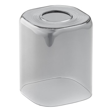 Rezerves stikls lustrai E27 11x9,5 cm pelēka