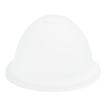 Rezerves stikls lustrai E27 d. 19 cm balta