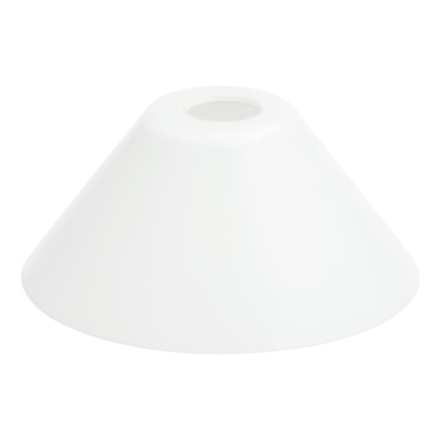 Rezerves stikls lustrai E27 d. 22 cm balta
