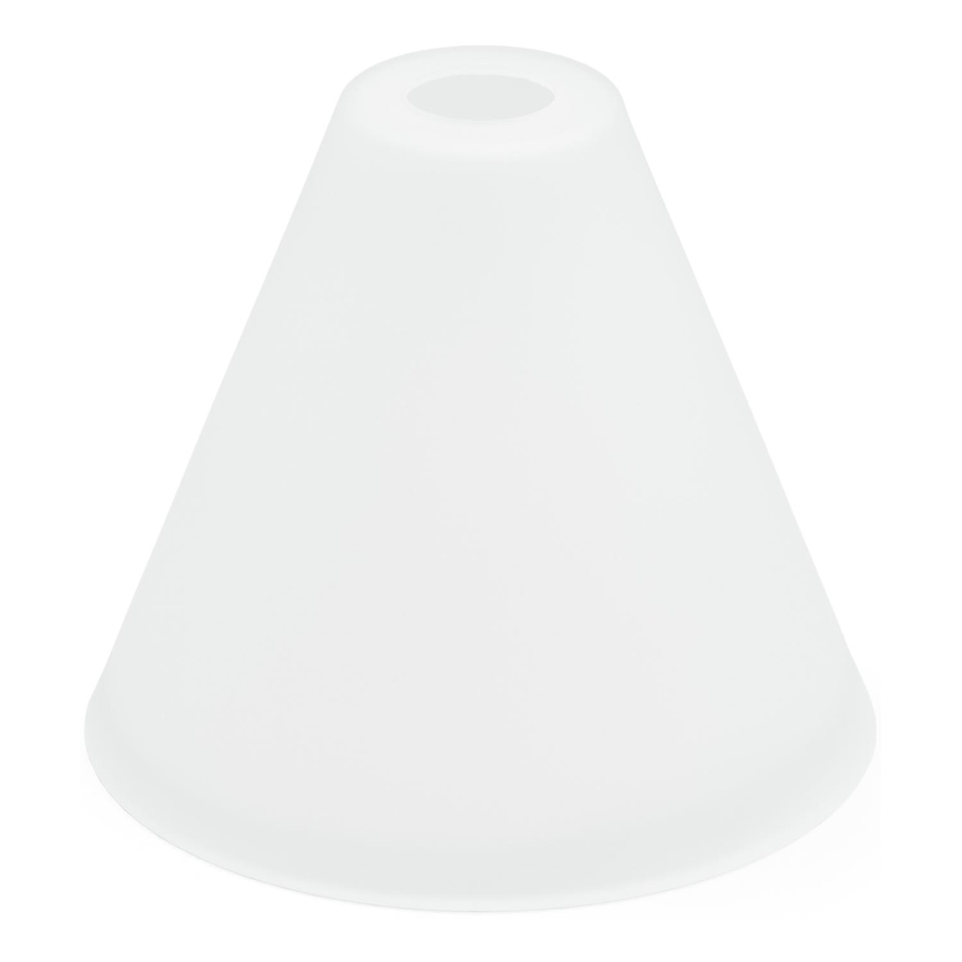 Rezerves stikls lustrai E27 d. 23 cm balta