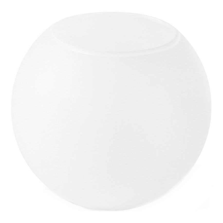 Rezerves stikls lustrai E27, Ø 15 cm, balts