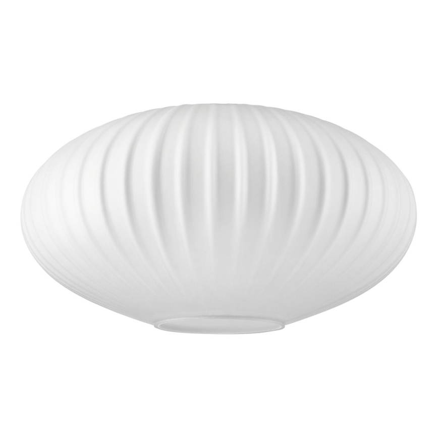 Rezerves stikls lustrai HARMA E27 17x30 cm balta
