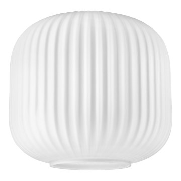 Rezerves stikls lustrai HARMA E27 18x20 cm balta