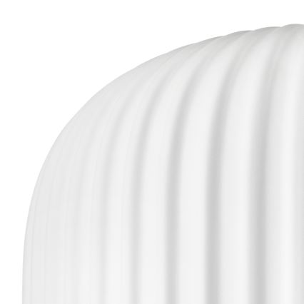 Rezerves stikls lustrai HARMA E27 18x20 cm balta