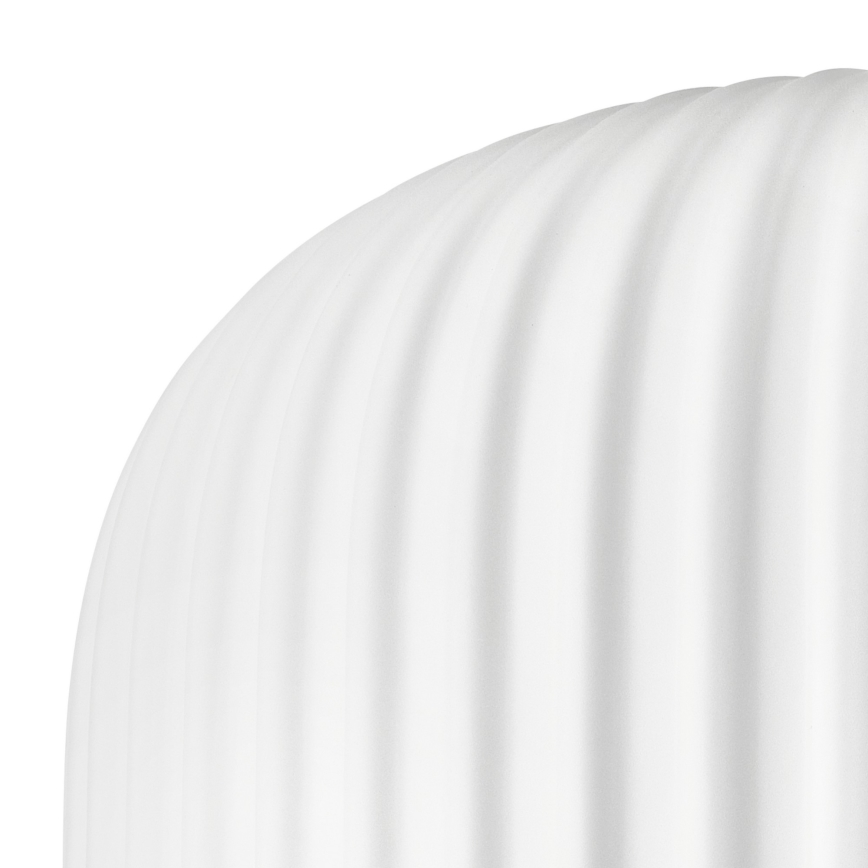 Rezerves stikls lustrai HARMA E27 18x20 cm balta