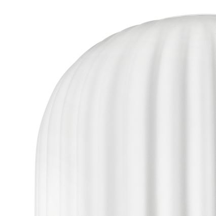 Rezerves stikls lustrai HARMA E27 21x14 cm balta