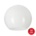 Rezerves stikls lustrai KULA E27, diametrs 30 cm, balts