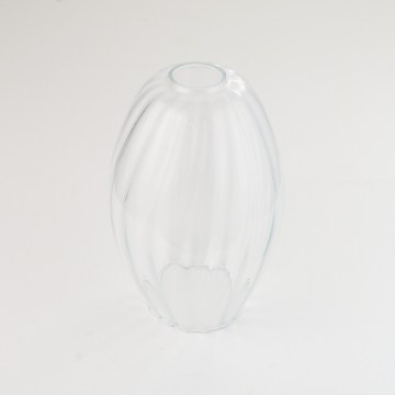Rezerves stikls lustrai OTTICCO, PICCOLO E27, Ø 16 cm, caurspīdīgs