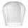 Rezerves stikls lustrai PAULA E27 d. 10 cm