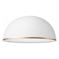 Rezerves stikls lustrai RETRO, ANTICO E27 Ø 30 cm balts/bronzas