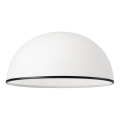 Rezerves stikls lustrai RETRO, ANTICO E27 Ø 30 cm balts/melns