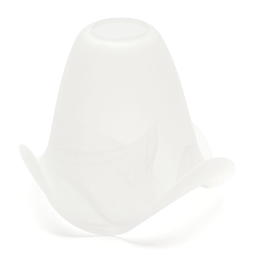 Rezerves stikls lustrai un lampa SISI E14 d. 13 cm balta