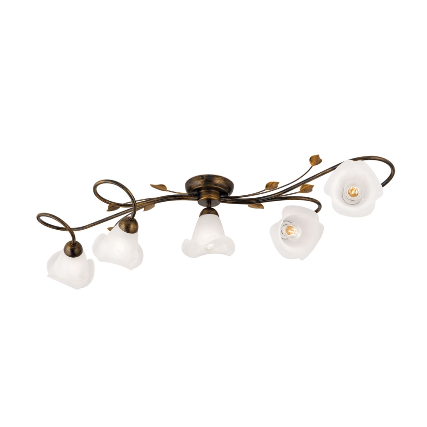 Rezerves stikls lustrai un lampa SISI E14 d. 13 cm balta