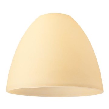 Rezerves stikls lustrai un sienas lampai TULIPAN E27 100x130 mm dzeltena