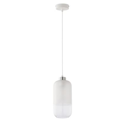 Rezerves stikls lustras MARCO E27, diametrs 14 cm, caurspīdīgs/balts